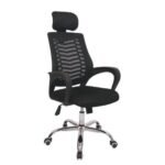 Premium Ergonomic High-Back Mesh Executive Office Chair with Headrest