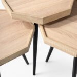 Modern Nesting Wooden Side Table Set (3-Piece) - Image 5