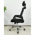 Premium Ergonomic High-Back Mesh Executive Office Chair with Headrest - Image 4
