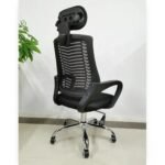 Premium Ergonomic High-Back Mesh Executive Office Chair with Headrest - Image 5