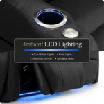 Luxury Dual Power Home Theater Recliner Sofa with LED Lighting (2-Seater) - Image 7