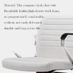 White High-Back Ergonomic Executive Office Chair - Image 5