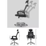 Premium Ergonomic High-Back Mesh Executive Office Chair with Headrest - Image 3