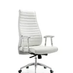 White High-Back Ergonomic Executive Office Chair