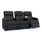 Luxury Dual Power Home Theater Recliner Sofa with LED Lighting (2-Seater) - Image 6