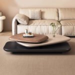 Luxury Modern Rotating Coffee Table Set (3-Tier) - Image 3