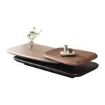 Luxury Modern Rotating Coffee Table Set (3-Tier)