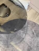 Luxury Round Marble Coffee Table Set with Side Table - Image 7
