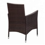 Premium 4-Seater Outdoor Rattan Dining Set with Tempered Glass Table - Image 3