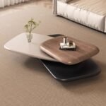 Luxury Modern Rotating Coffee Table Set (3-Tier) - Image 4