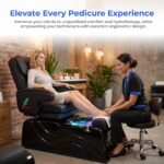 Luxury Spa Pedicure Chair with Whirlpool Foot Bath - Image 2
