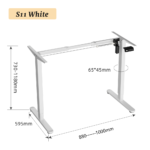 Electric Height-Adjustable Standing Office Desk - Image 4