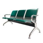 Premium 3-Seater Stainless Steel Waiting Chair - Image 4