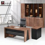 Modern 4-Door Glass Office Filing Cabinet with Lockable Storage - Image 2