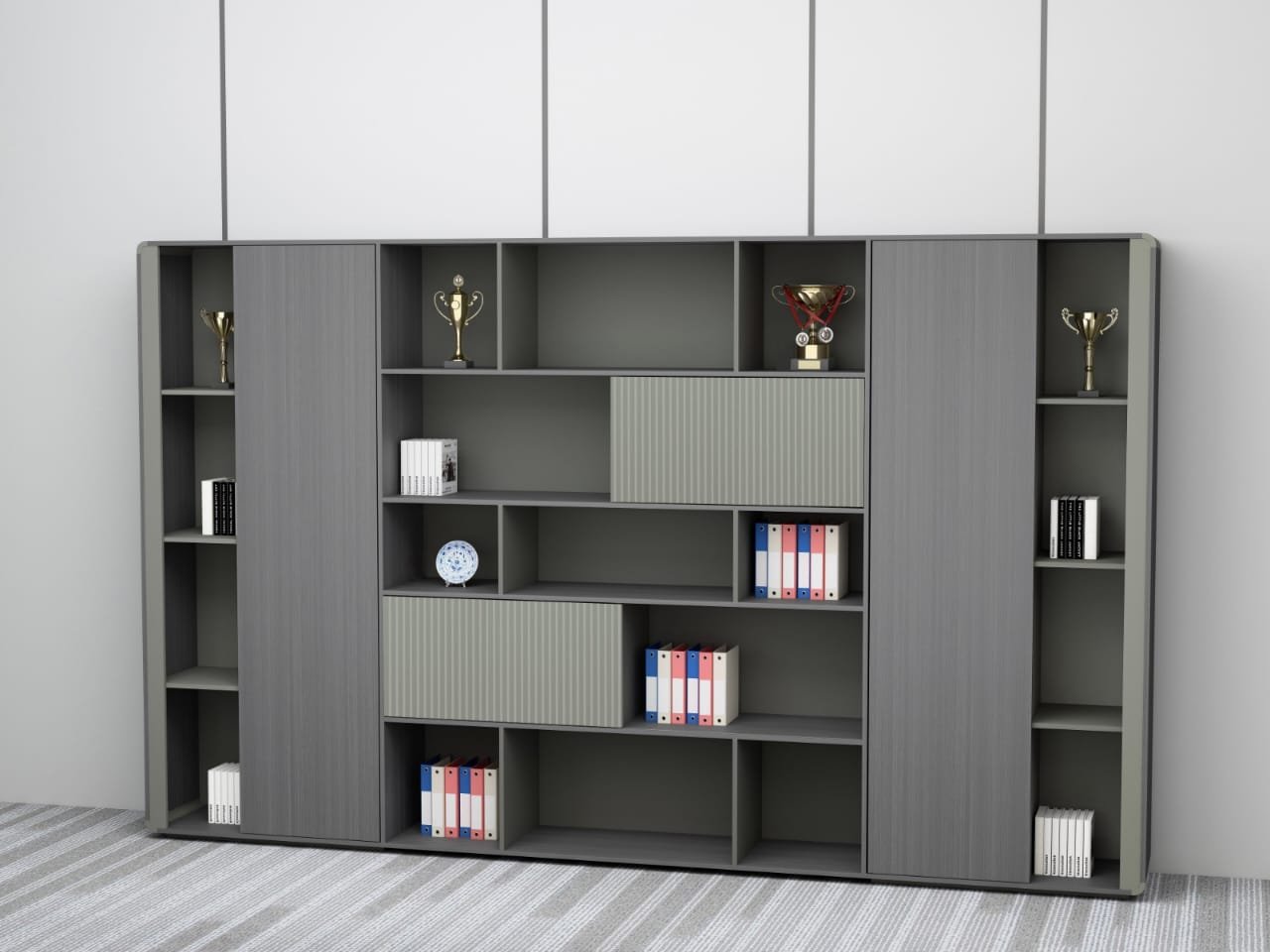 WhatsApp Image 2026-07-17 at 8.40.34 AM Modern Executive Office Storage Cabinet / Filing & Display Cabinet - Image 1